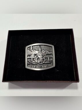Kentucky Derby Horse Racing Belt Buckle